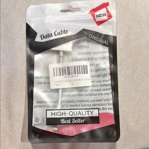 White Data Cable New In Box